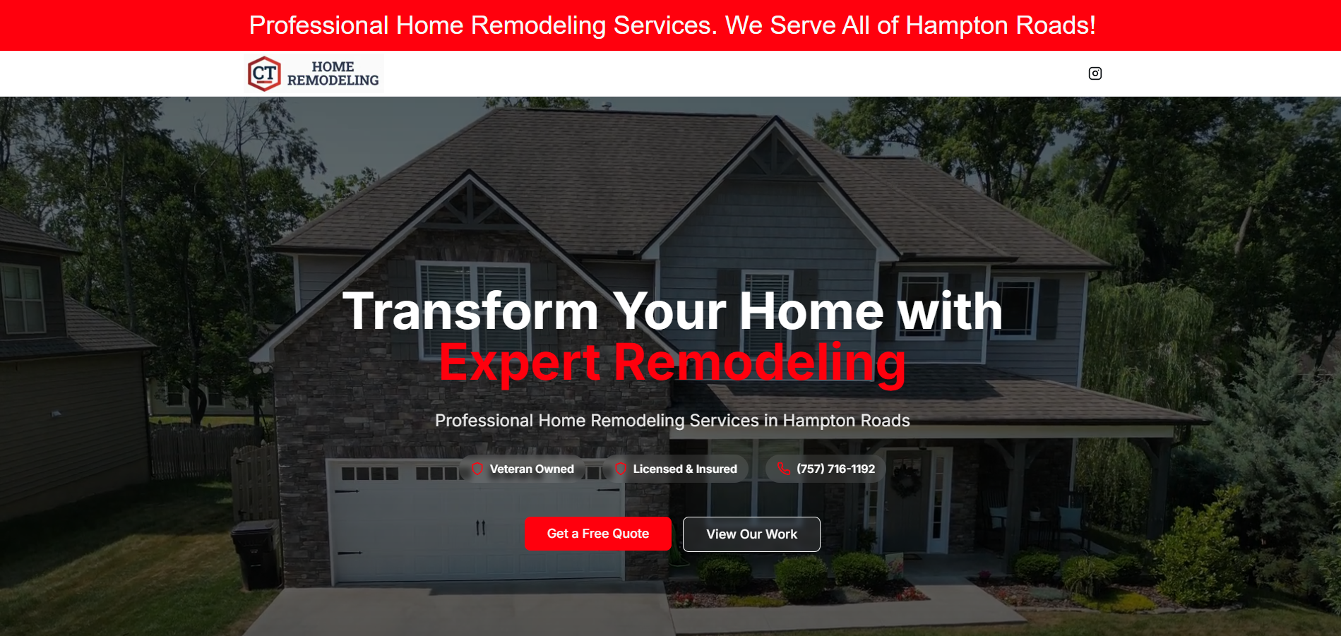 CT Home Remodel platform
