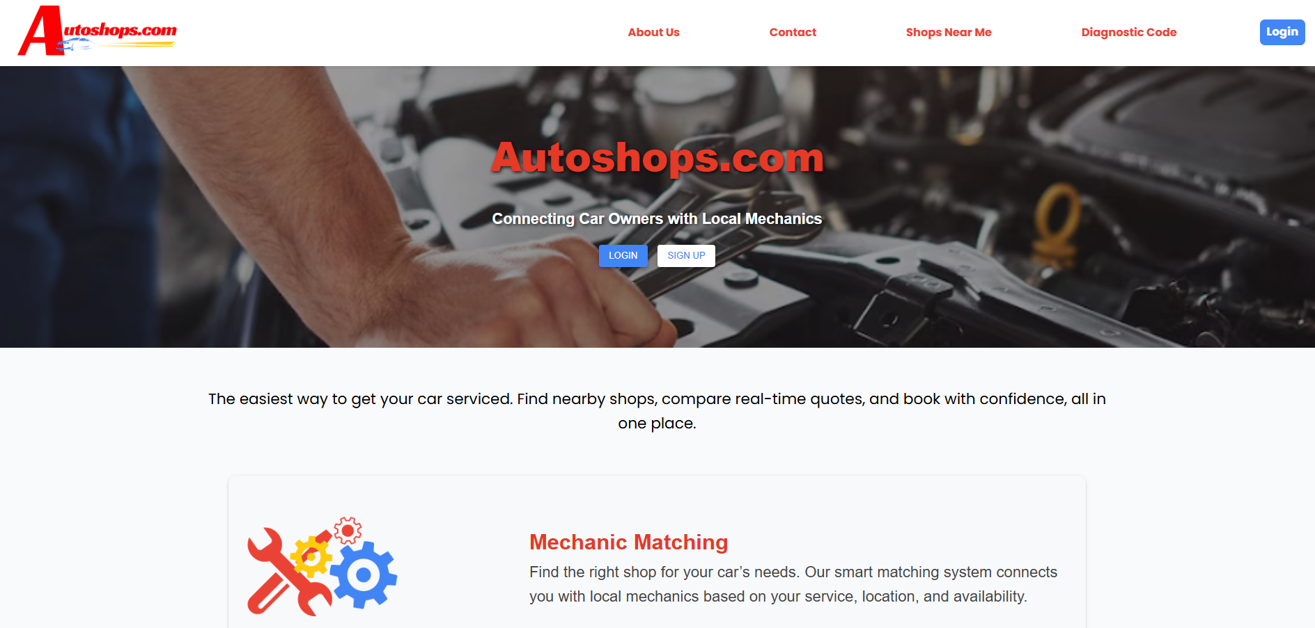 Autoshops.com platform