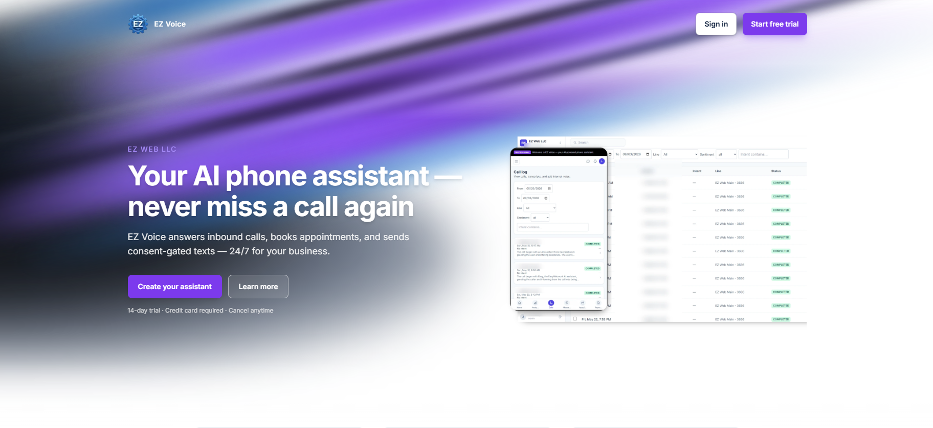 EZ Voice platform